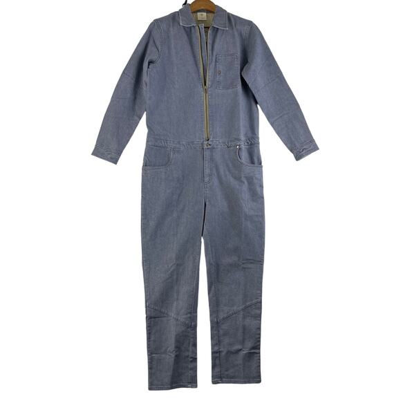 Faded Cloth Jumpsuit Women’s SZ LG Blue Quality Manufacturing NWT - Picture 1 of 15